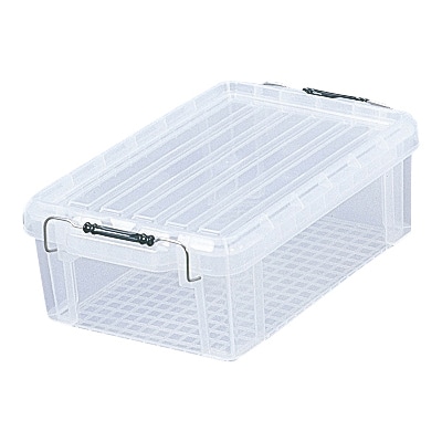 バックルコンテナ クリア BL-13 450×295×160mm 1個(ご注文単位1個)【直送品】