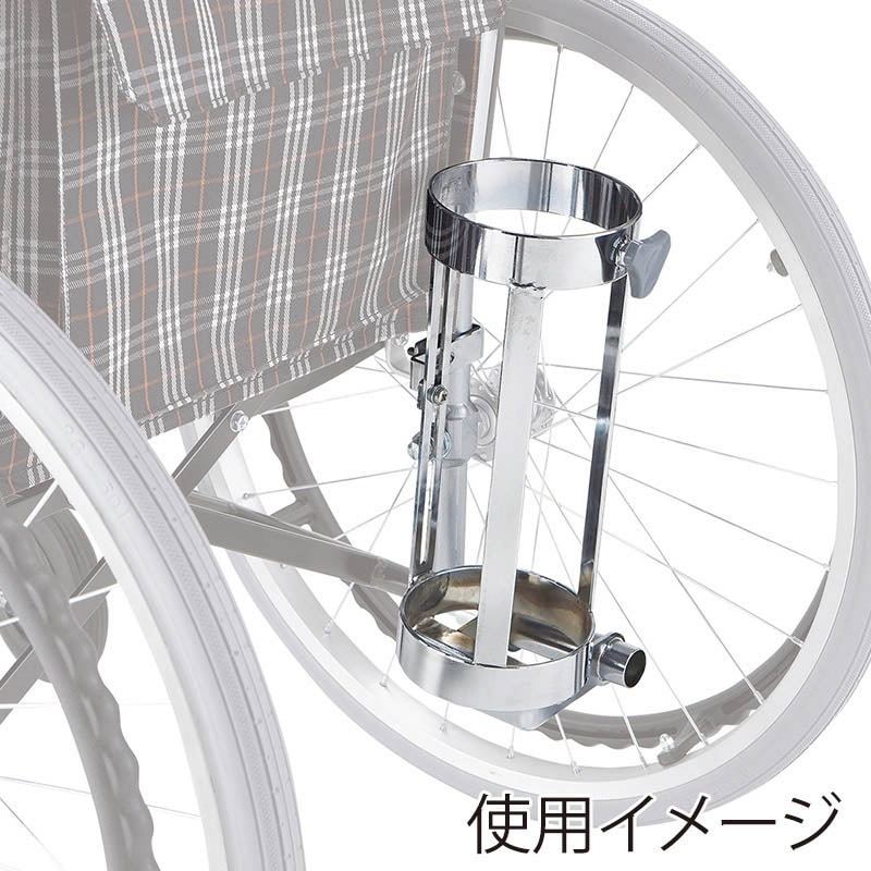 車いす用酸素ボンベ架 KF-20S 1個(ご注文単位1個)【直送品】