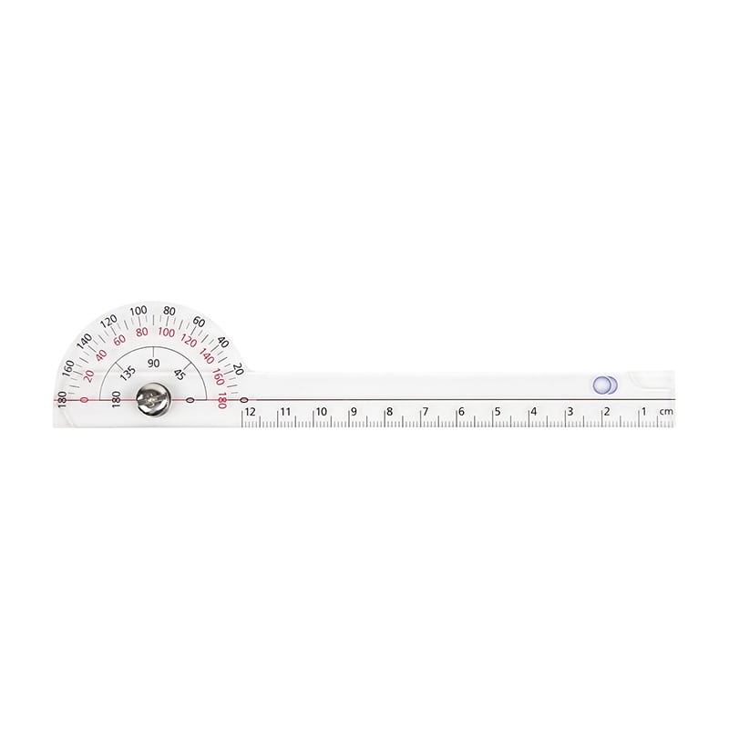 プラスチック角度計　ケース付　SN-406F-1 小　175mm  1個（ご注文単位1個）【直送品】