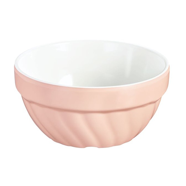 台和 メラミン食器　9.5cm　ネジコバチ ピンクホワイト CH-630-PW 1枚（ご注文単位1枚）【直送品】