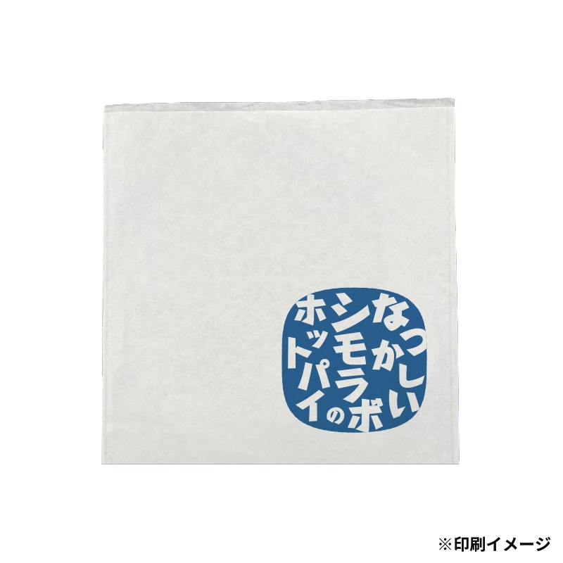 【オリジナル印刷】特注小ロットスナック袋 コー180－185　白 1色　1000枚