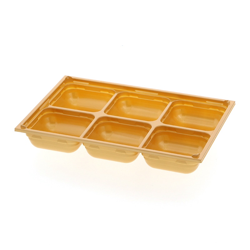 【オリジナル印刷】弁当容器　ワン折重 81×55 SP－6　金底　200枚　パーツのみ・名入れ不可