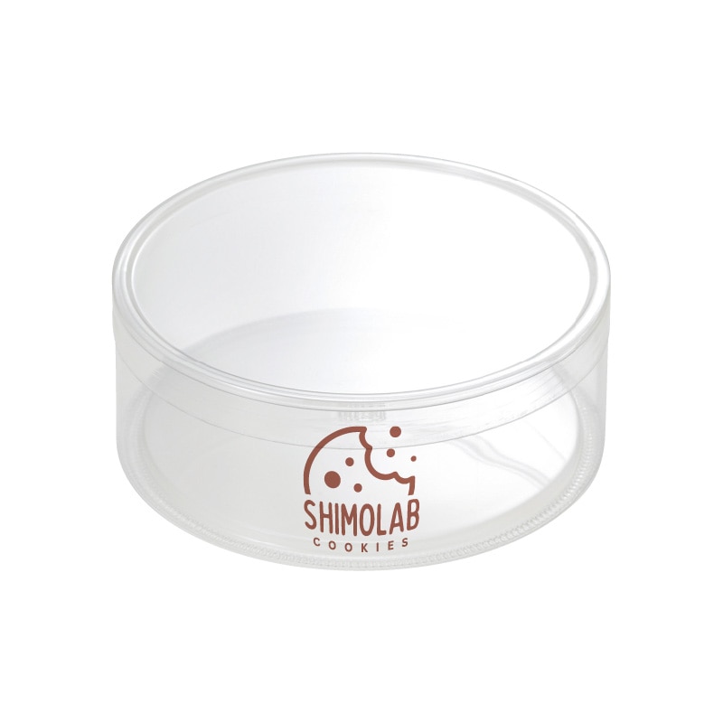 【オリジナル印刷】円筒ケース 直径135×高さ50mm シルク1色印刷　100個