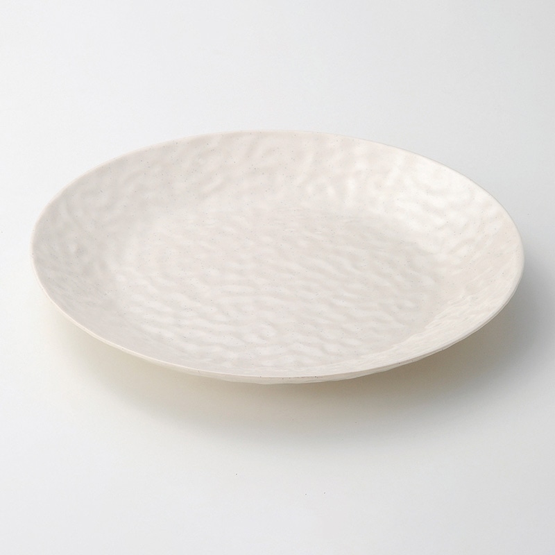 マイン メラミン食器　大皿　白 φ36 M11-370 1枚（ご注文単位1枚）【直送品】