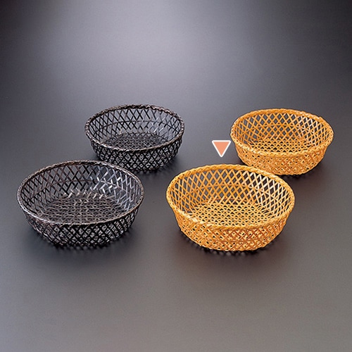 マイン 卓上鍋 竹製受籠 φ27 茶 M40-856 1個（ご注文単位1個）【直送品】