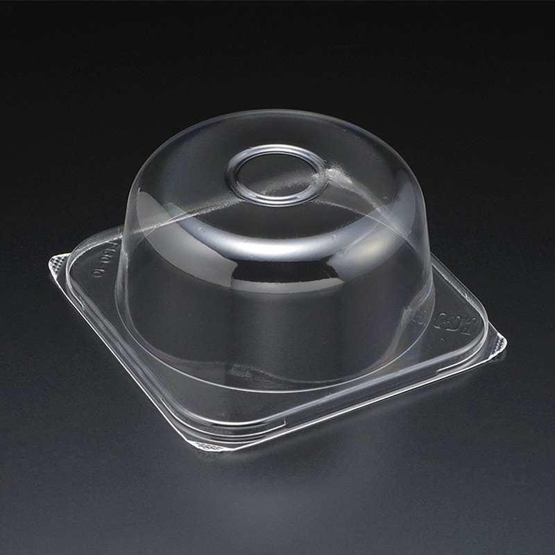 スミ 食品容器 エスコン 蓋 F130-10 透明 100個/袋(ご注文単位30袋)【直送品】