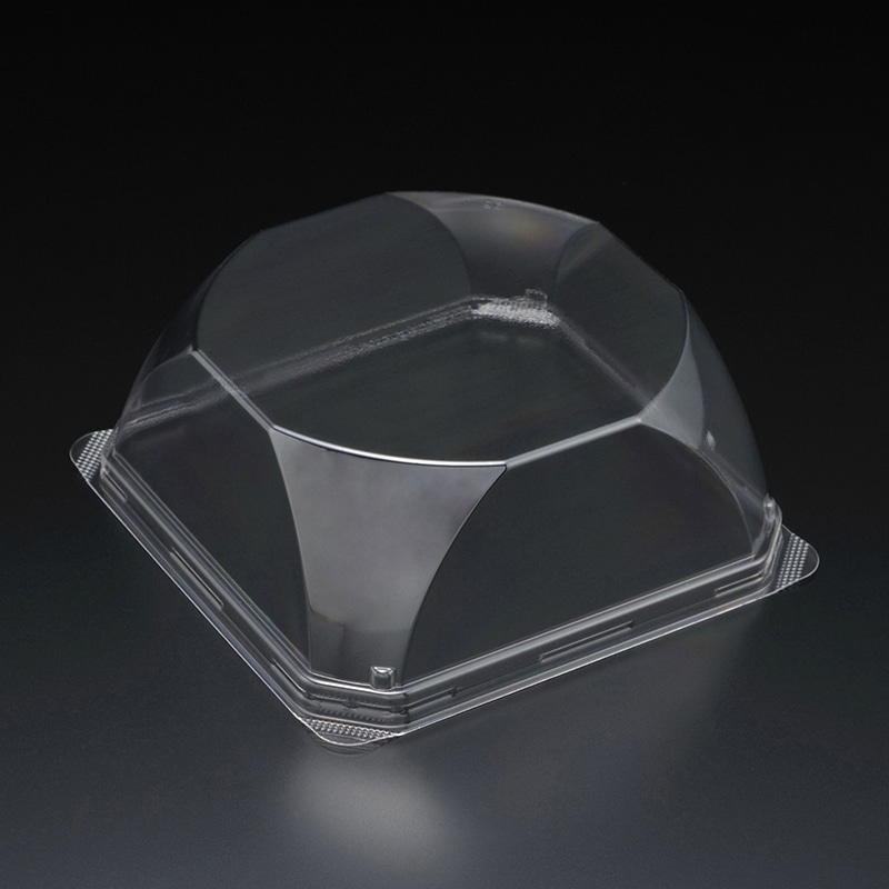 スミ 食品容器 エスコン 蓋 AP_FN140 透明 100個/袋(ご注文単位8袋)【直送品】