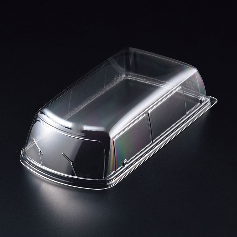スミ 弁当容器 エスコン Fランチワゴン 蓋 透明 50個/袋（ご注文単位16袋）【直送品】