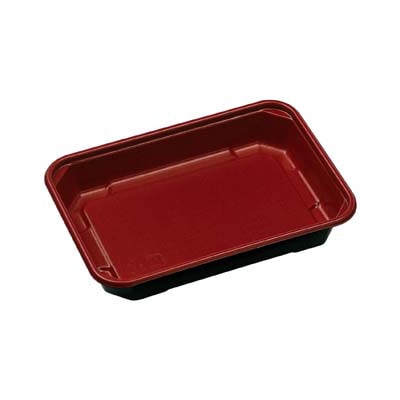 エフピコ 弁当容器 本体 HS-710 うるし 50枚/袋(ご注文単位20袋)【直送品】