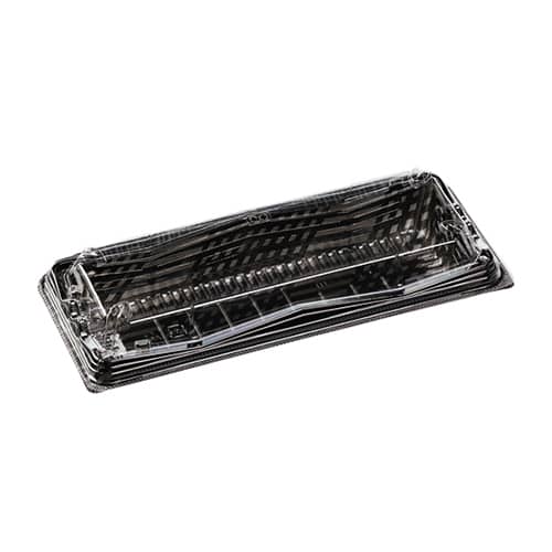 エフピコ 嵌合フードパック SA氷河 24-10 グレイス黒 50枚/袋(ご注文単位16袋)【直送品】