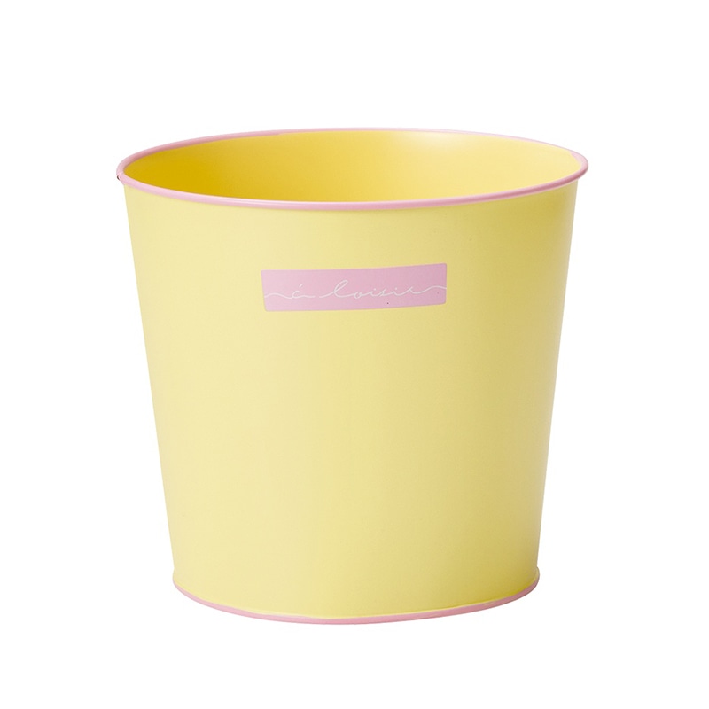 ケー・イー・アイ ミルキーラベルブリキ L イエロー 5267-A-YE 1個(ご注文単位3個)【直送品】