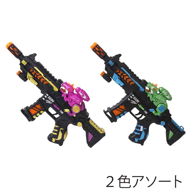ファースト・アロー 光&音 ローリングモンスターサウンドガン 2色アソート 203-273 1個（ご注文単位18個）【直送品】