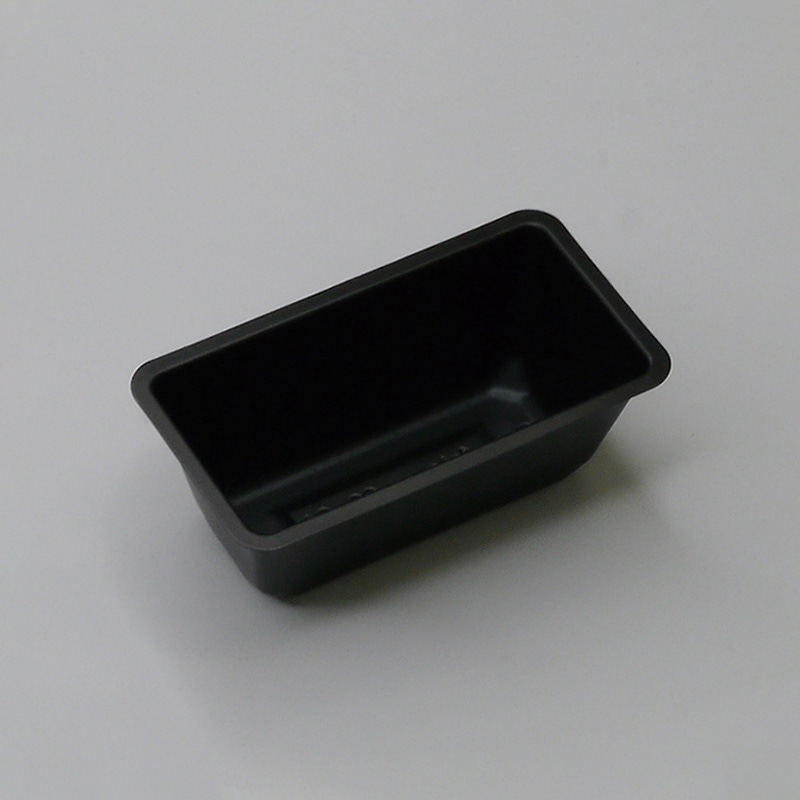 アクタ 弁当容器 ワン折重 カップ容器 60-2A 黒 100枚/束（ご注文単位10束）【直送品】