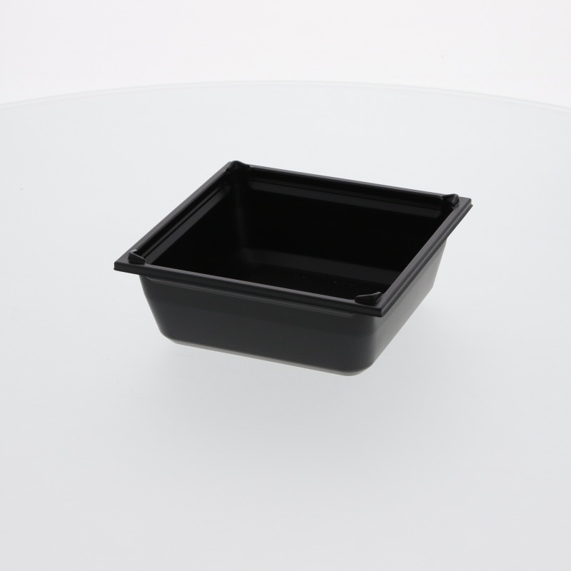 アクタ 弁当容器 ワン折重(ソコ) 41A 黒 50枚/袋