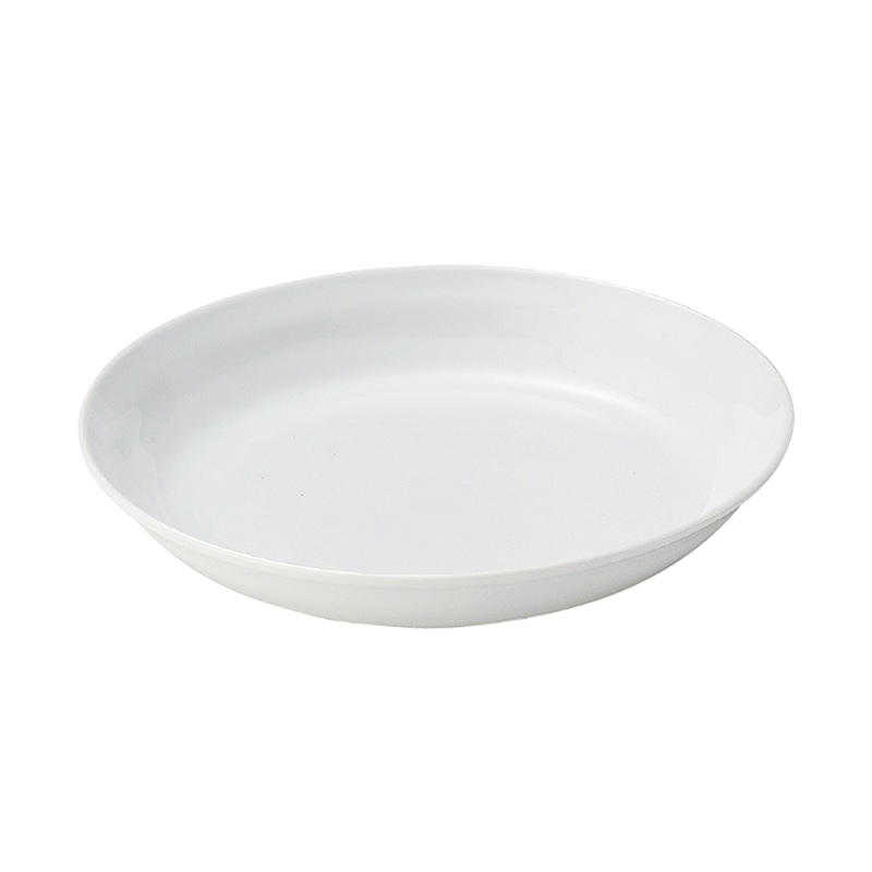 ミヤザキ食器 エムスタイル 白砂 7.0深皿 MJ02-001 1個(ご注文単位1個)【直送品】