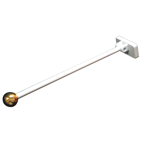 P・O・Pプロダクツ 両面フラッグポール 丸パイプ マグネット式 26cm 金 No.876 1個(ご注文単位1個)【直送品】