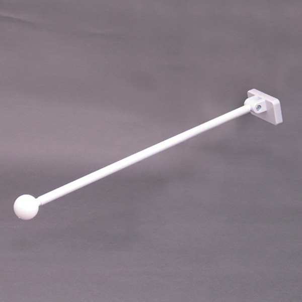 P・O・Pプロダクツ 両面フラッグポール 丸パイプ マグネット式 26cm 白 No.877 1本(ご注文単位1本)【直送品】