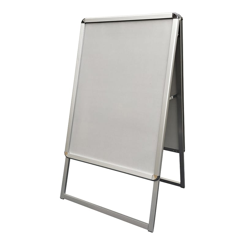 P・O・Pプロダクツ パネルスタンド A型ポスターグリップスタンド 両面 A1 シルバー 58594 1台(ご注文単位1台)【直送品】