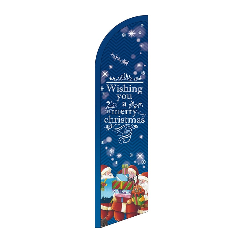 P・O・Pプロダクツ セイルバナー小  69283　christmas　青 1枚（ご注文単位1枚）【直送品】