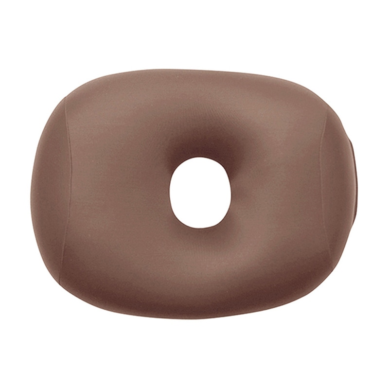 MOGU ビーズクッション 穴あき枕 茶 4540323018611 1個(ご注文単位1個)【直送品】