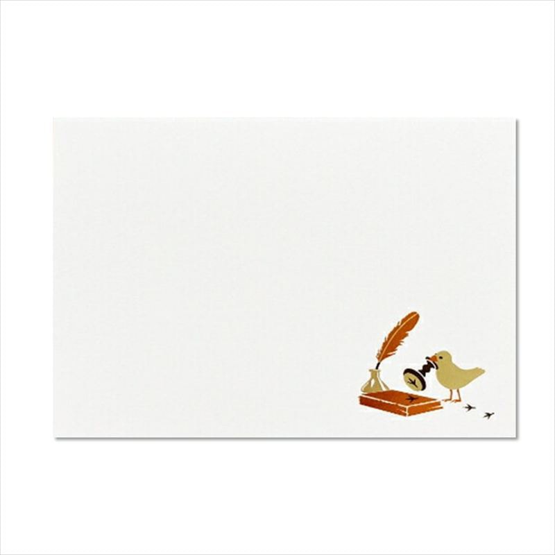 フタバ ROKKAKU ポストカード Bird’s Weekend スタンプ 1パック（ご注文単位5パック）【直送品】
