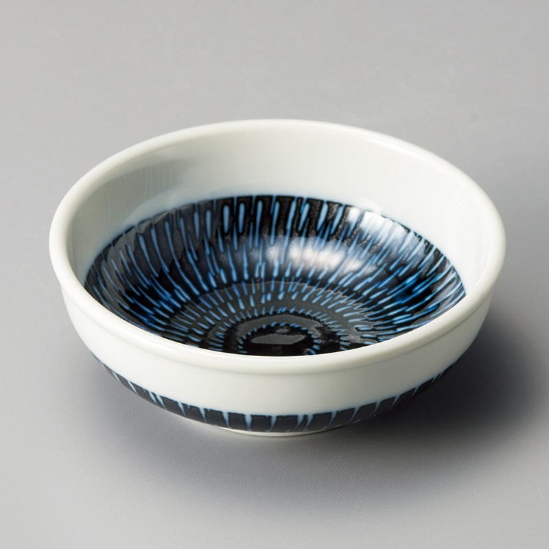 山万 21336-200 藍三島三五鉢  1個（ご注文単位1個）【直送品】