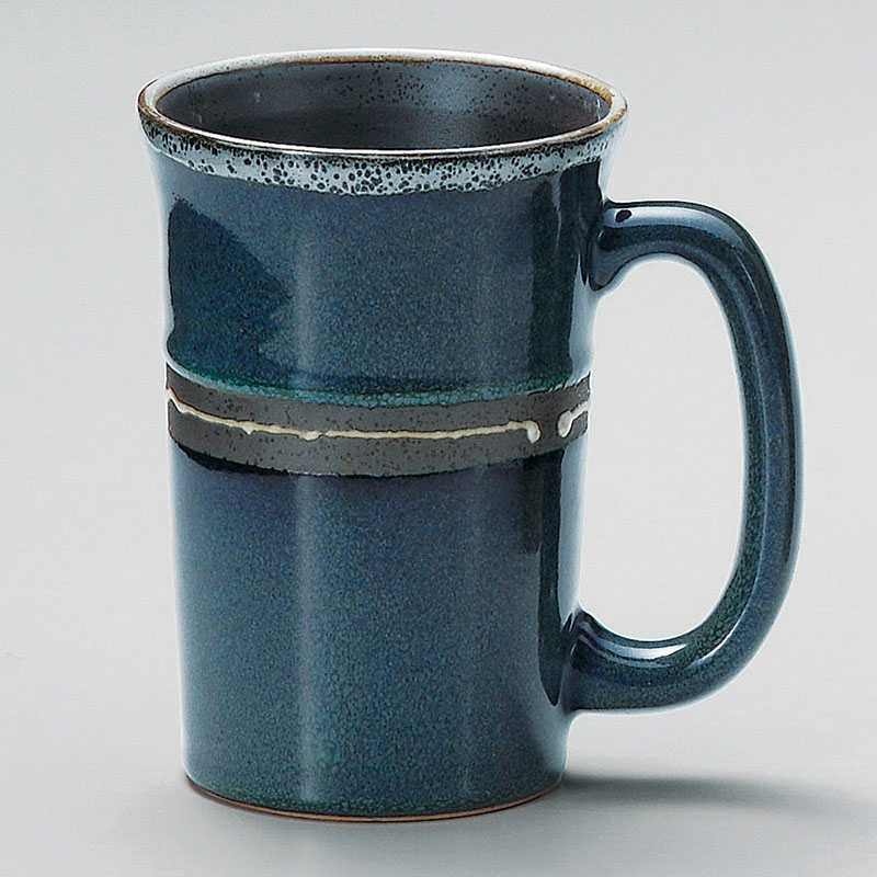 山万 32311-450 青均窯ジョッキ 1個(ご注文単位1個)【直送品】