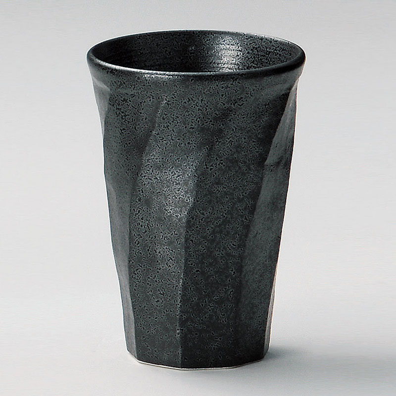 山万 32829-440 結晶黒フリーカップ 1個(ご注文単位1個)【直送品】