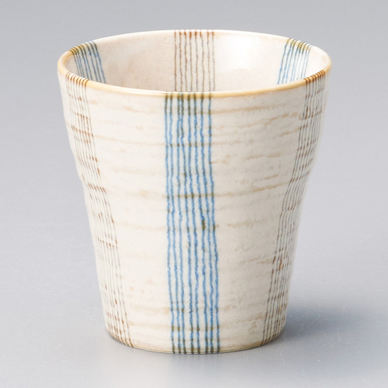 山万 32729-190 うのふ十草(青焼酎カップ(小 1個(ご注文単位1個)【直送品】