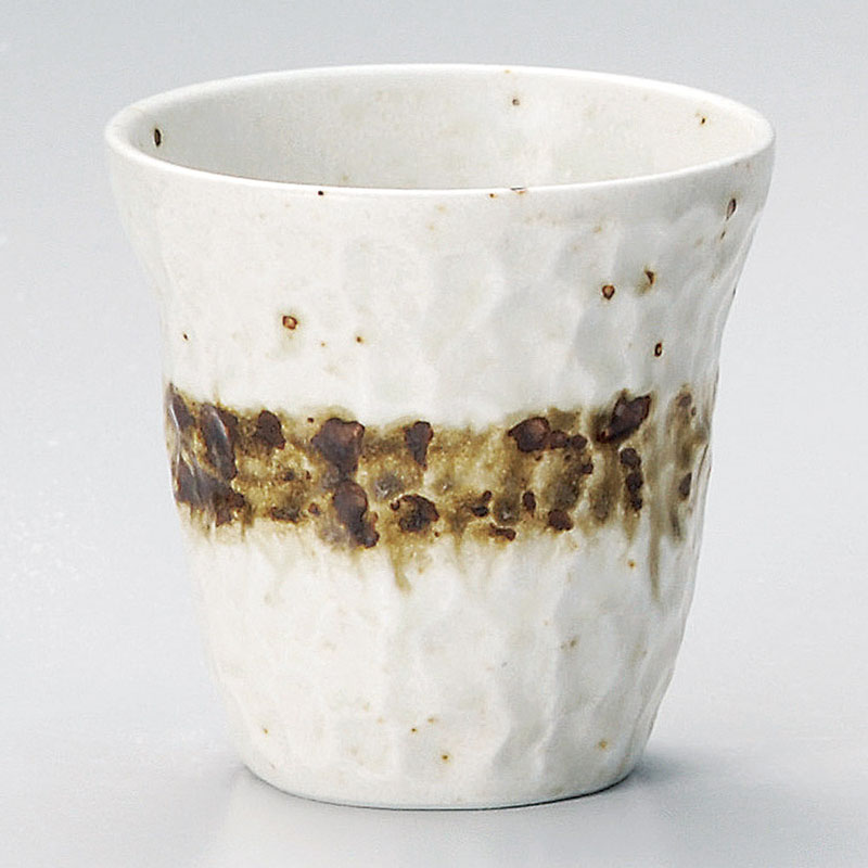 山万 33017-570 かるかる焼酎カップ白ウノフ 1個(ご注文単位1個)【直送品】
