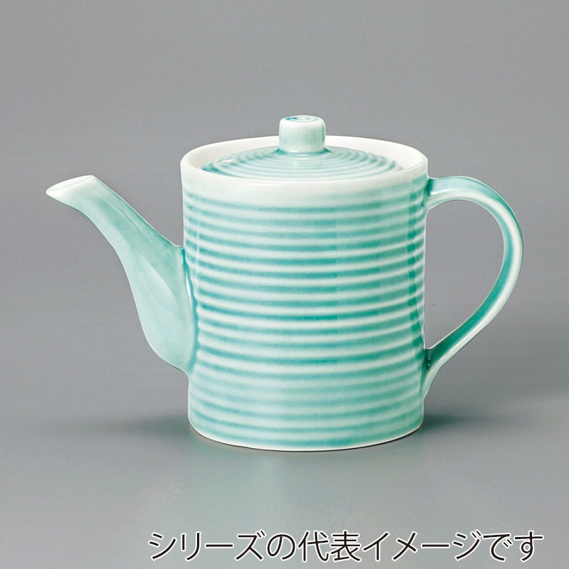 山万 52419-640 松峰青地汁次(大)(萬古焼) 1個（ご注文単位1個）【直送品】