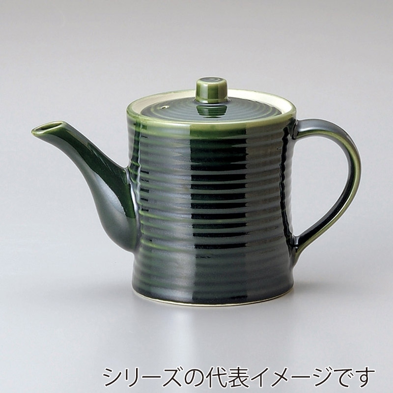 山万 52413-640 織部汁次(大)(萬古焼) 1個（ご注文単位1個）【直送品】