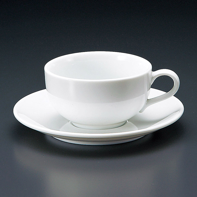 山万 65215-400 白磁セリカ紅茶碗皿 1個(ご注文単位1個)【直送品】
