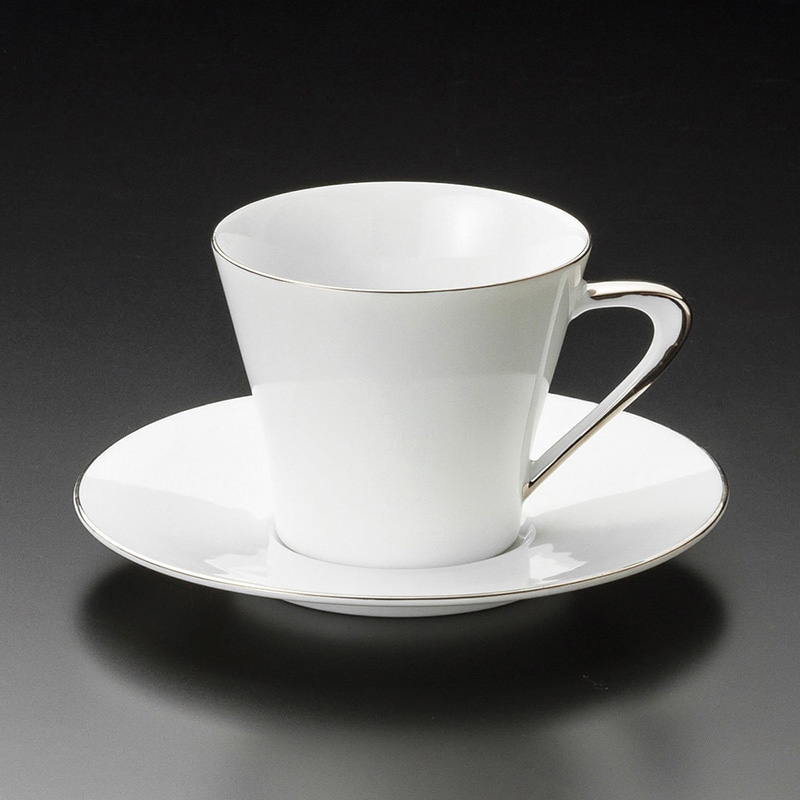山万 65866-570 銀彩MRコーヒー碗皿 1個（ご注文単位1個）【直送品】
