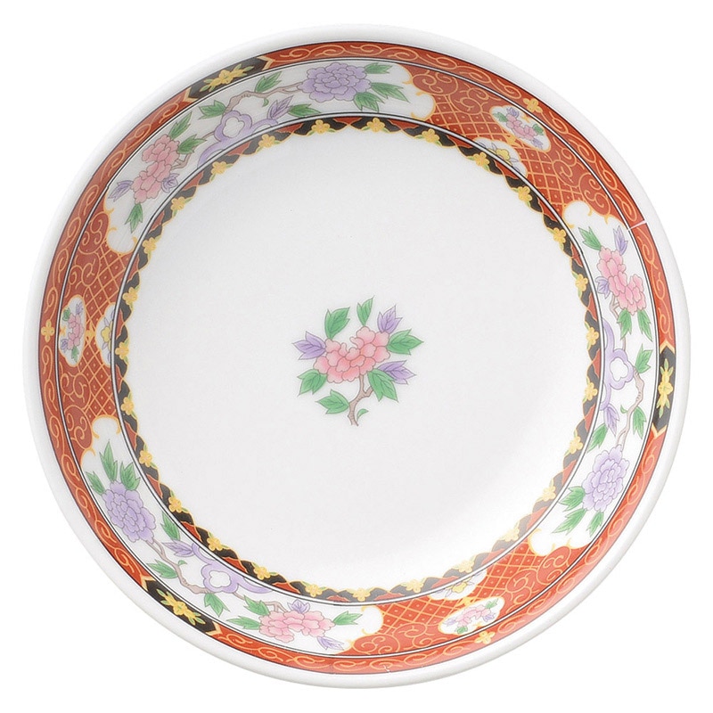 山万 68263-100 紅花祥 4.5深皿 1個（ご注文単位1個）【直送品】