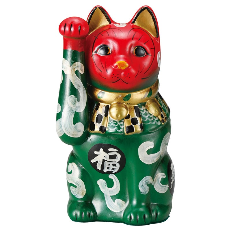 山万 80216-570 カブキ猫福字唐草(小・右) 1個(ご注文単位1個)【直送品】
