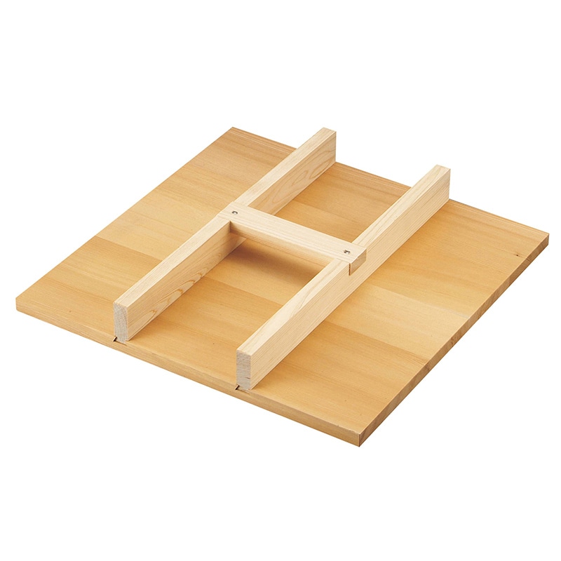 EBM さわら 角セイロ手付蓋 33cm用(420×420) 1個(ご注文単位1個)【直送品】