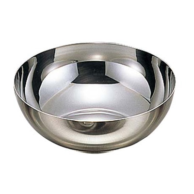 朝鮮食器 18-8 汁碗 NO.4 φ158×H65 1個(ご注文単位1個)【直送品】