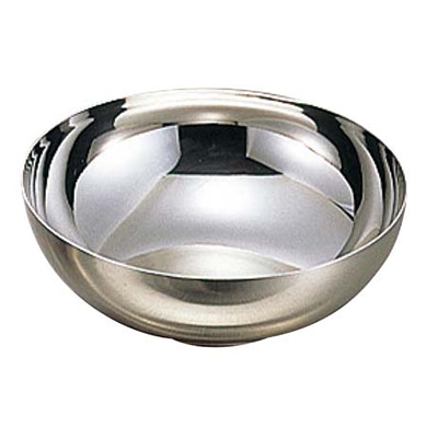 朝鮮食器 18-8 汁碗 NO.5 φ135×H52 1個(ご注文単位1個)【直送品】