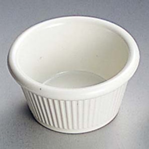 ジェスナーラメキン ストライプ(メラミン) 0384A ボーン 4oz 1個(ご注文単位1個)【直送品】