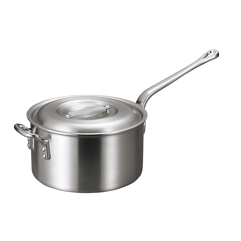 アルミ バリックス 片手鍋(磨き仕上げ)21cm 1個(ご注文単位1個)【直送品】
