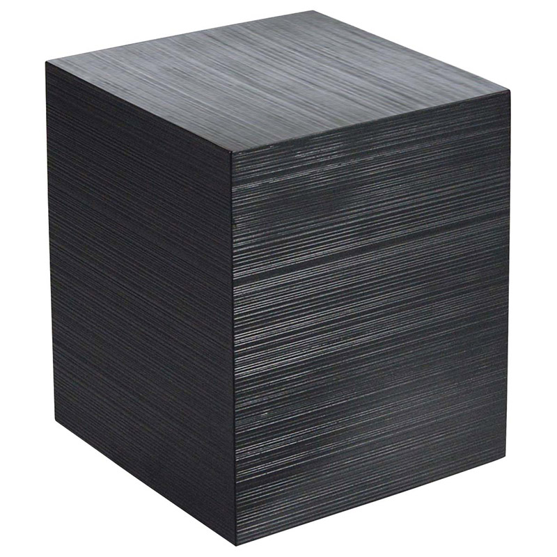 木製 千筋キューブ 黒 200×200×240mm 1個(ご注文単位1個)【直送品】
