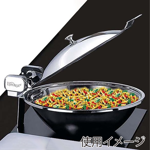 ハイパーラックス 中華電磁サーバー ガラス蓋タイプ (ノーマルヒンジ)641GL 1個(ご注文単位1個)【直送品】