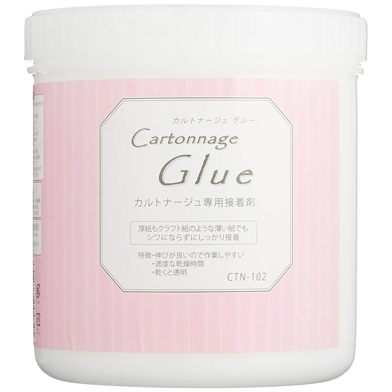 日本紐釦貿易 カルトナージュ専用接着剤 ボンド お徳用1kg CTN102 (ご注文単位1個)【直送品】