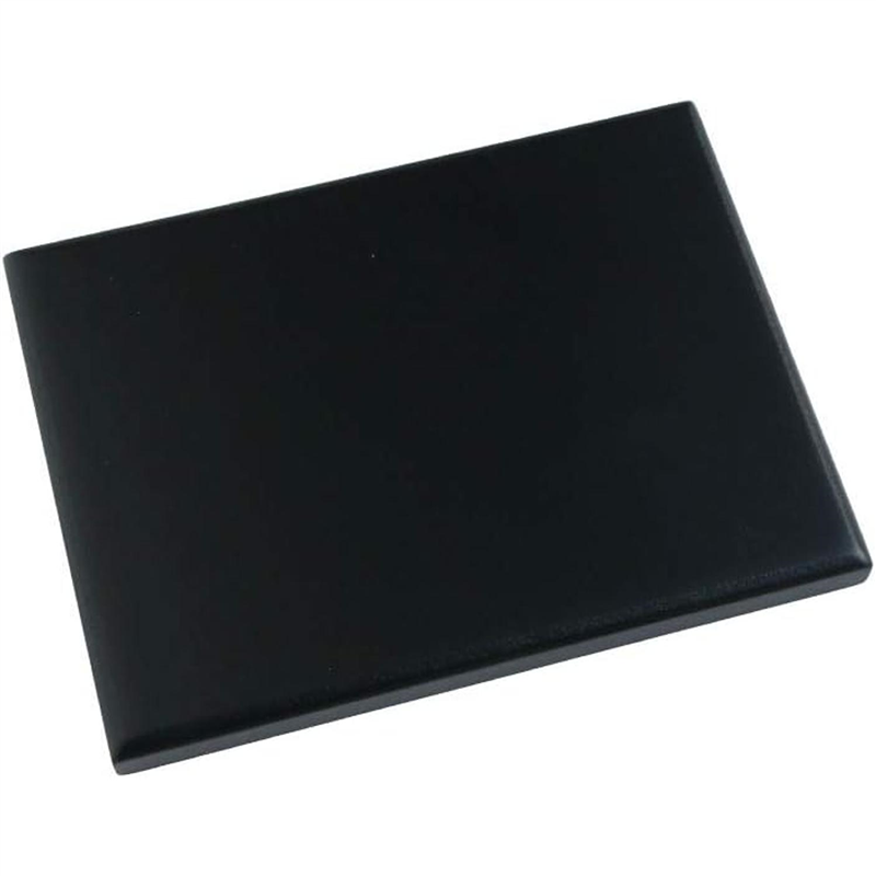 日本紐釦貿易 黒台 四角 艶消し 12×9cm 1枚入 EM3 (ご注文単位1枚)【直送品】