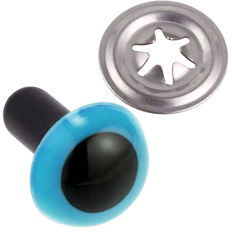 日本紐釦貿易 クリスタルアイ 12mm 10個 ブルー CE223 （ご注文単位1束）【直送品】