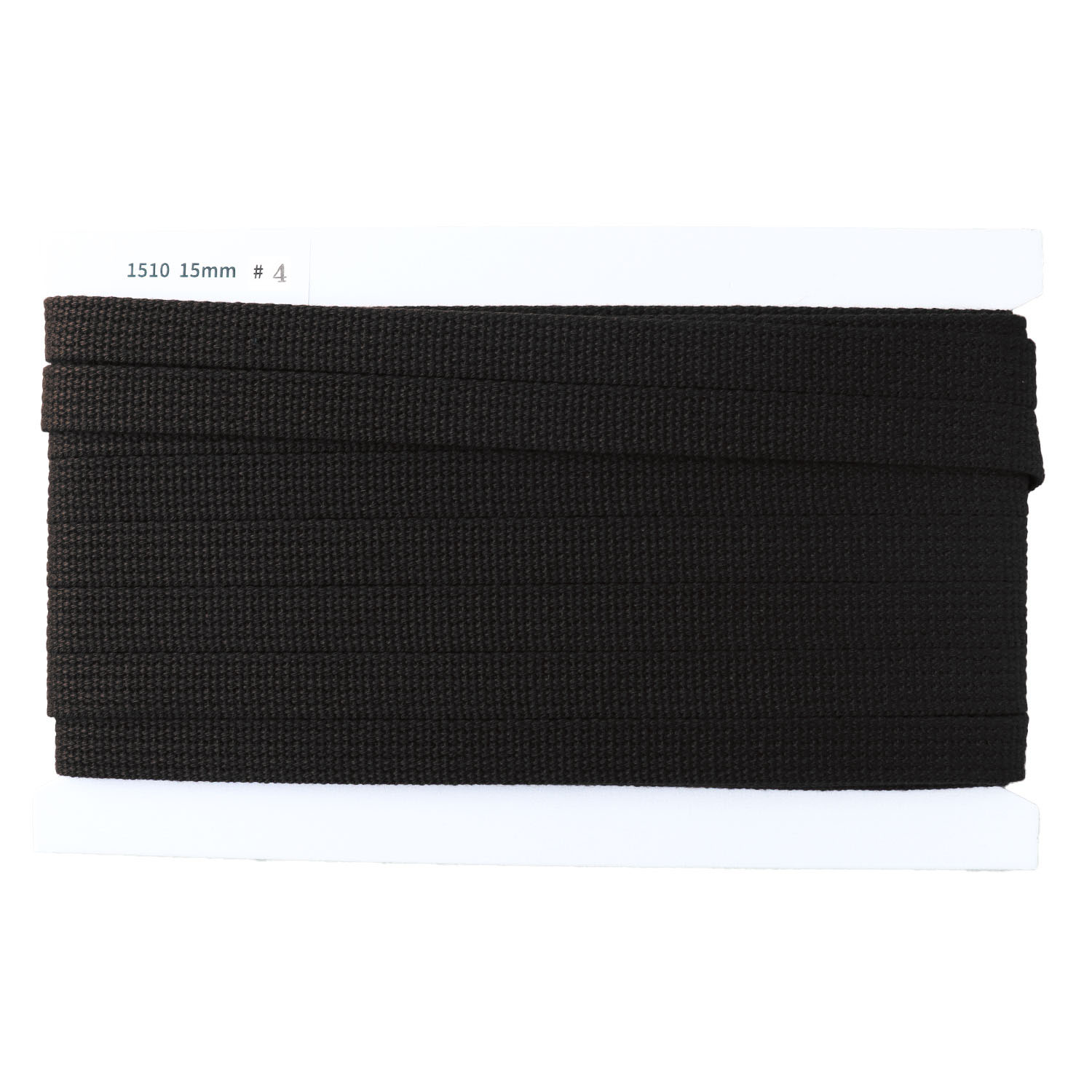 日本紐釦貿易 アクリル手芸用テープ 15mm巾 10m巻 黒 IC1510-4 （ご注文単位1巻）【直送品】