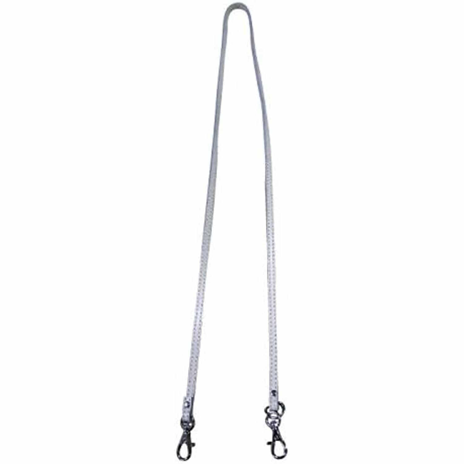 日本紐釦貿易 本革ネックストラップ 90cm KT74-W (ご注文単位1組)【直送品】