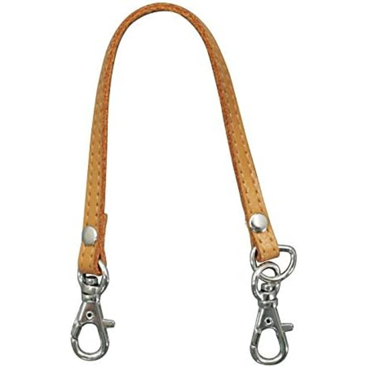 日本紐釦貿易 本革ストラップ 24cm キャメル KT75-Y (ご注文単位1本)【直送品】