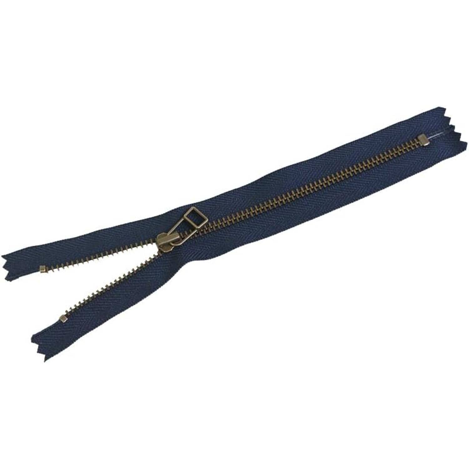 日本紐釦貿易 Y.K.K 金属ファスナー 40cm 5本 紺 5LFAG40-560 (ご注文単位1束)【直送品】